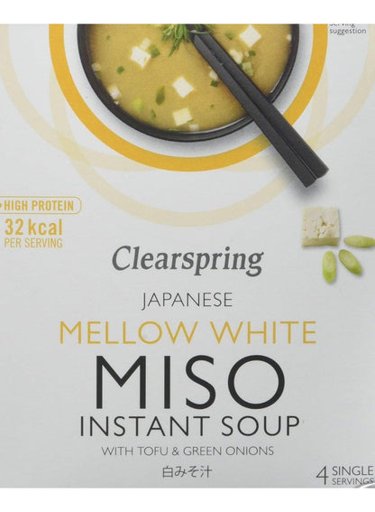 Clearspring Mellow White Miso Instant Soup with Tofu