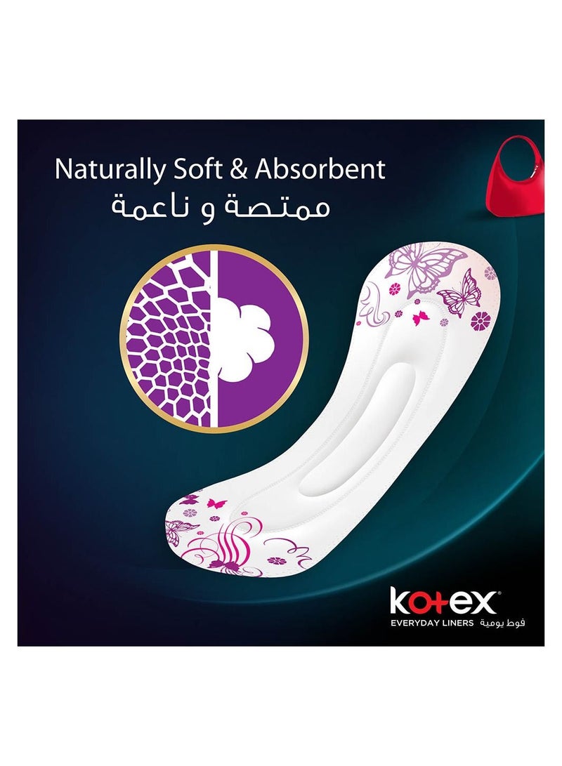 Kotex Antibacterial Pantyliners Long 44 Count