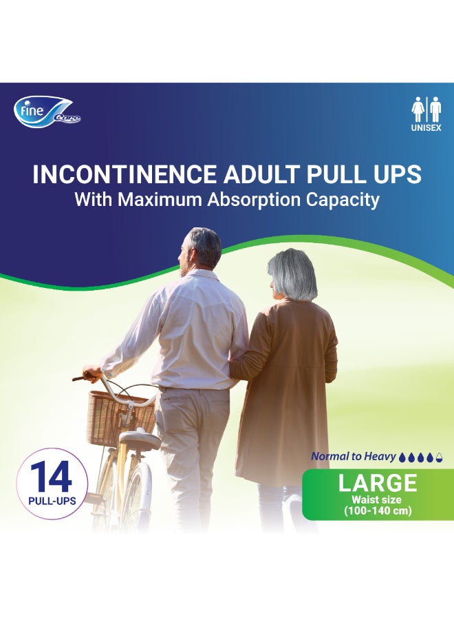 Fine Care Unisex Adult Pull Up Diaper - Large Size