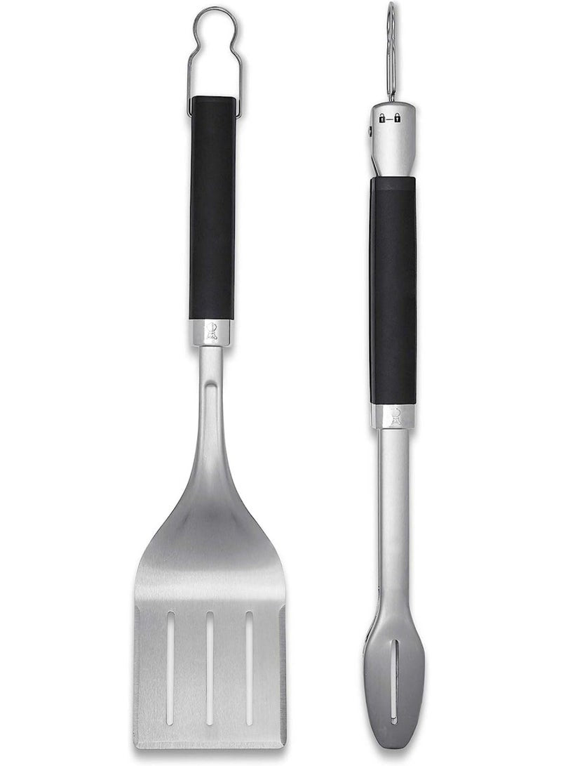 Weber Precision Tongs and Spatula Set