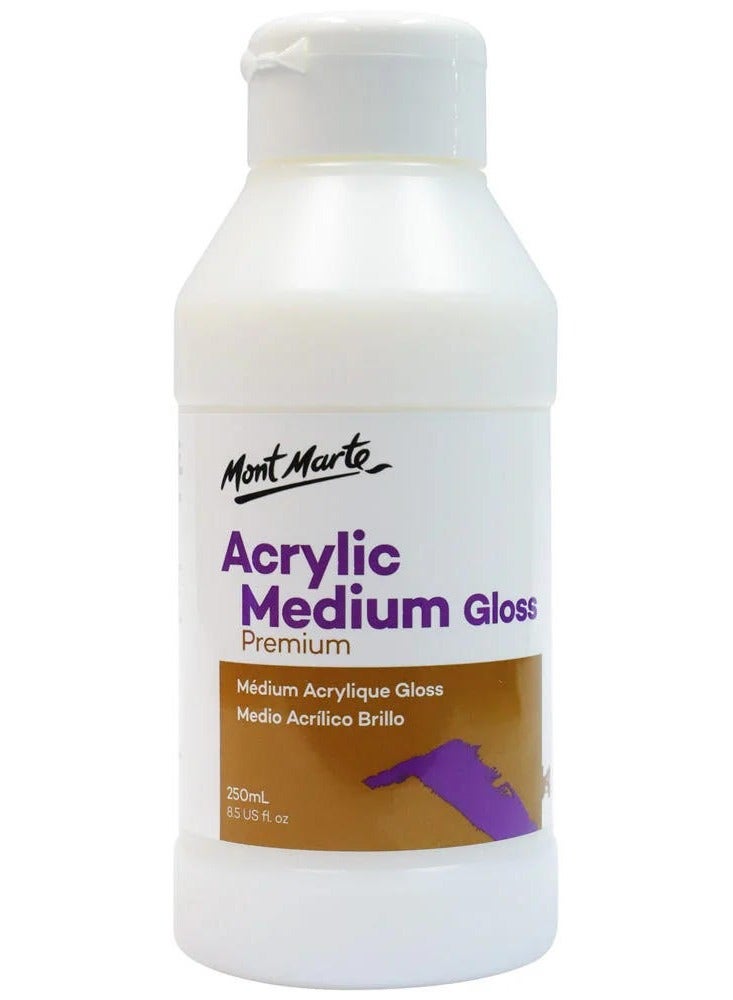 Mont Marte Premium Acrylic Medium Gloss 250 ML