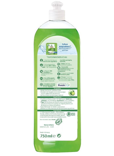 Frosch Dishwashing Liquid Green Lemon 750ml