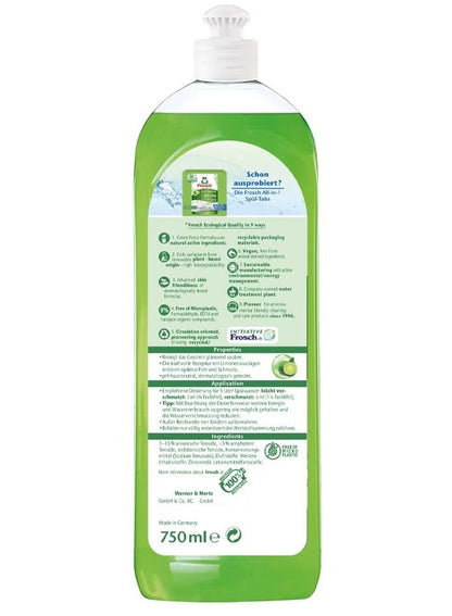 Frosch Dishwashing Liquid Green Lemon 750ml