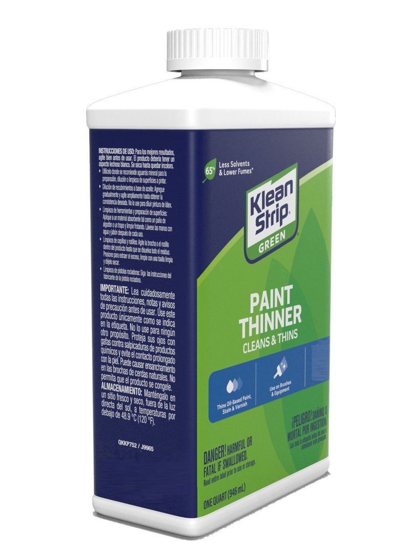 Klean Strip Slow To Dissolve Paint Thinner 946 ML