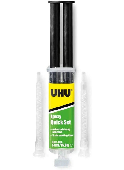 UHU Syringe Epoxy Quick Set 14 ML Adhesive