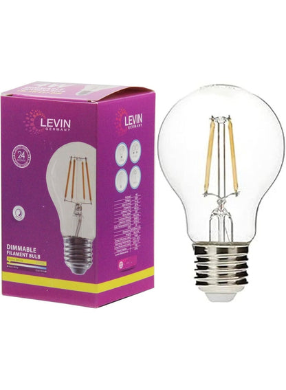 Dimmable LED Filament Bulb by Levin Germany