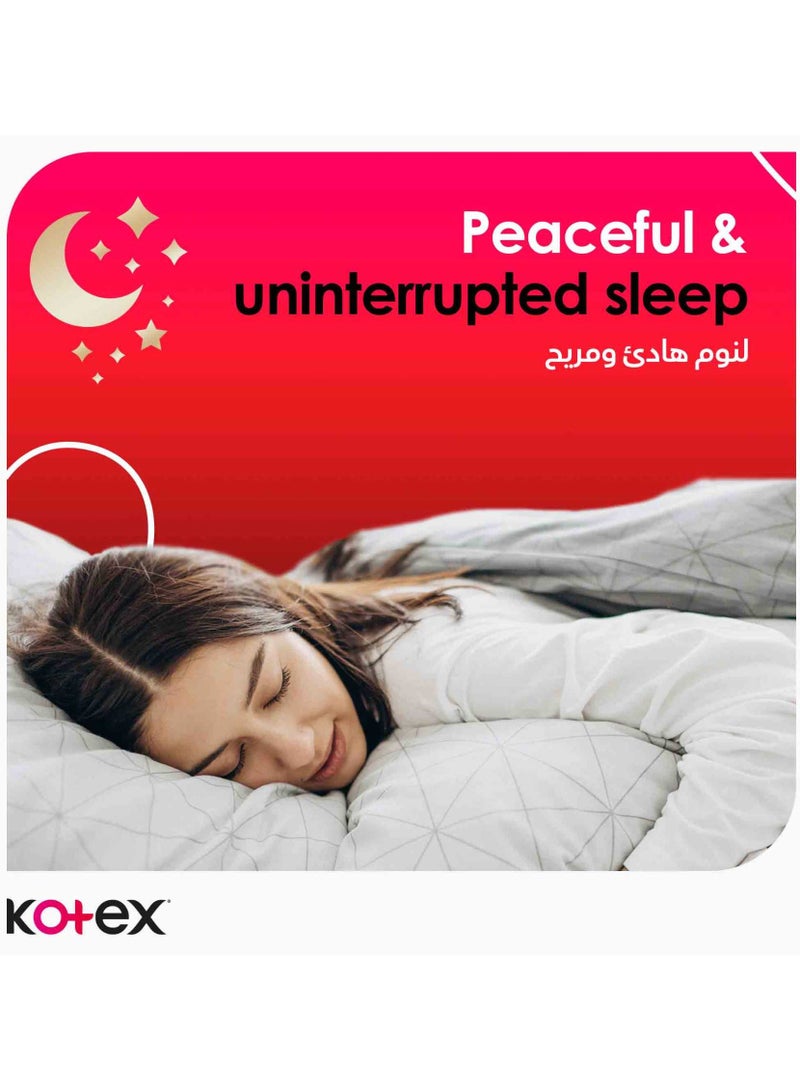 Kotex Maxi Protect Thick Pads Overnight Protection