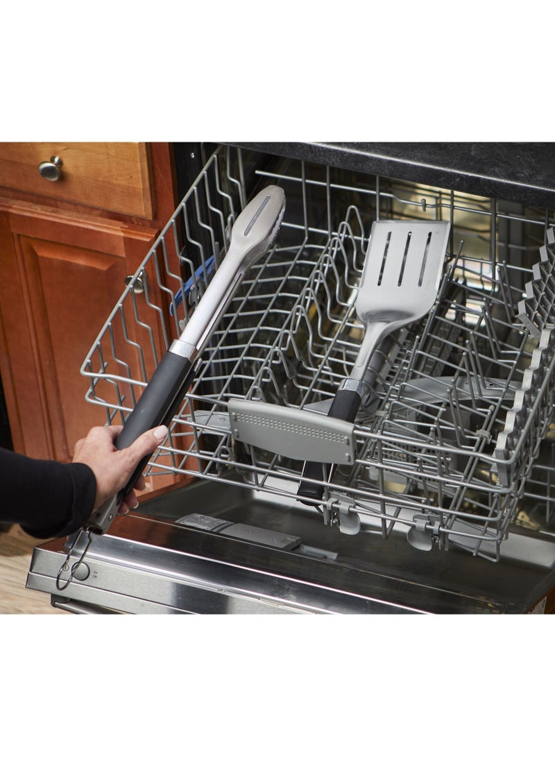 Weber Precision Tongs and Spatula Set
