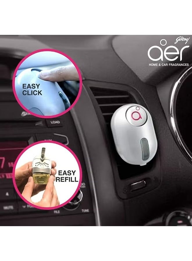 Godrej Aer Click Car Vent Air Freshener - Petal Crush Pink
