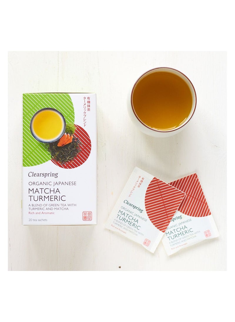 Clearspring Organic Japanese Matcha Turmeric Teabags