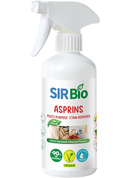 asprins multi, asprins multi purpose, extract asprins, extract asprins multi, herbal extract, herbal extract asprins, multi purpose, multi purpose stain, plant-based, purpose stain, purpose stain remover, sir bio, stain removal, stain remover, vegan