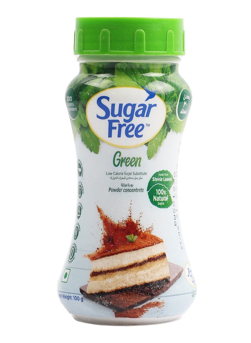 Sugar Free Green Stevia Jar 100 G - Sugar Free