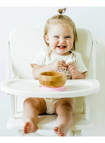 Avanchy Bamboo Suction Bowl + Spoon for Baby