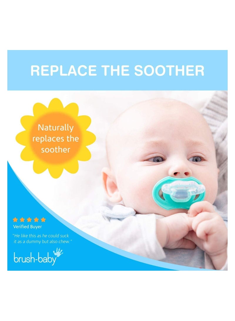 Brush-Baby Front-Ease Teether Blue 3M +