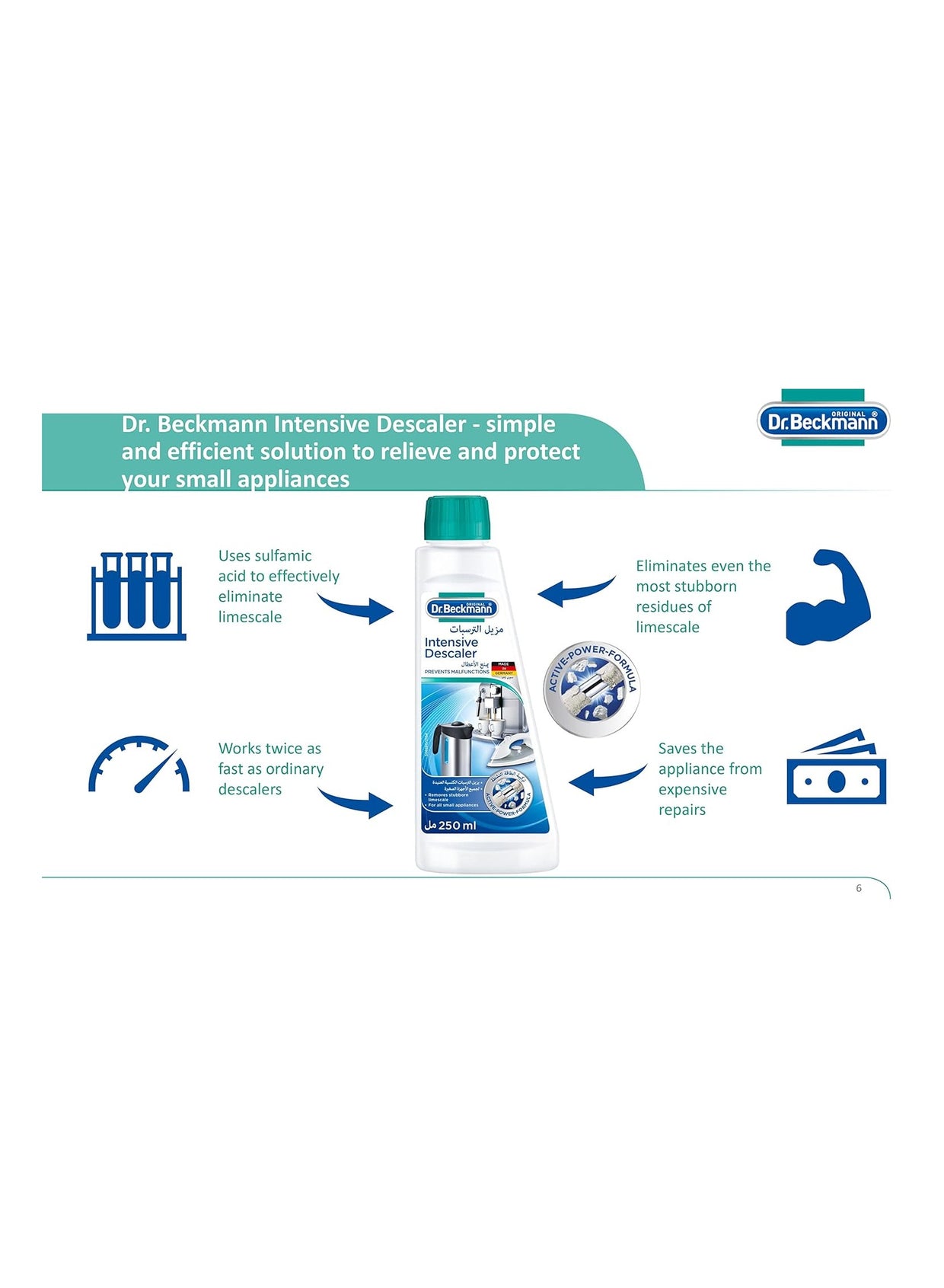 descaler, dr beckmann, intensive, intensive descaler