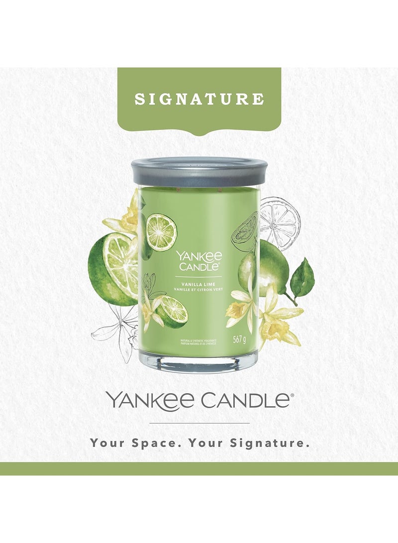 YANKEE CANDLE Vanilla Lime Candle Jar