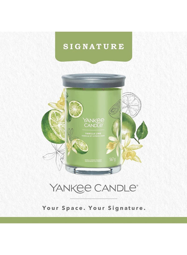YANKEE CANDLE Vanilla Lime Candle Jar