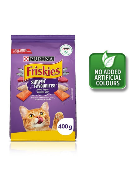 Purina Friskies Surfin Favourites Cat Food 400 G
