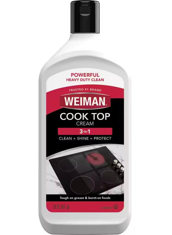 Weiman Heavy Duty Glass Cooktop Cleaner & Polish