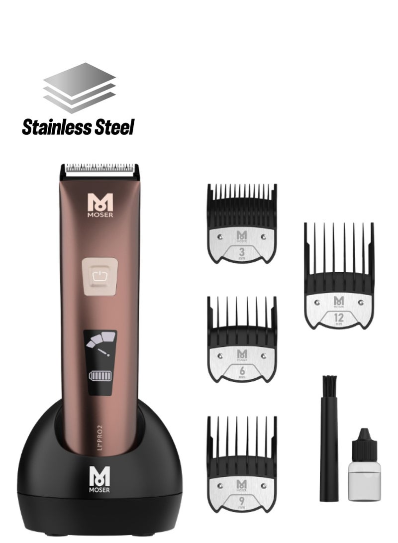 MOSER Li+Pro2 Cordless Hair Clipper for Men