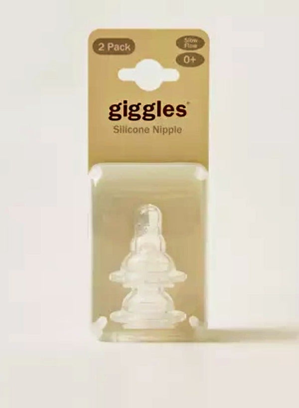 Giggles Slow Flow Nipples Set for Newborns
