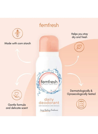 Fem Fresh Daily Intimacy Deodorant 125ml