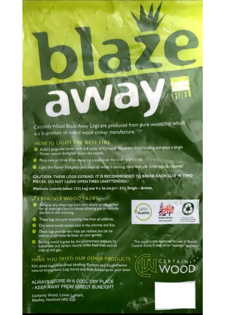 BLAZE Long Burn Logs - Premium Firewood for Your Home