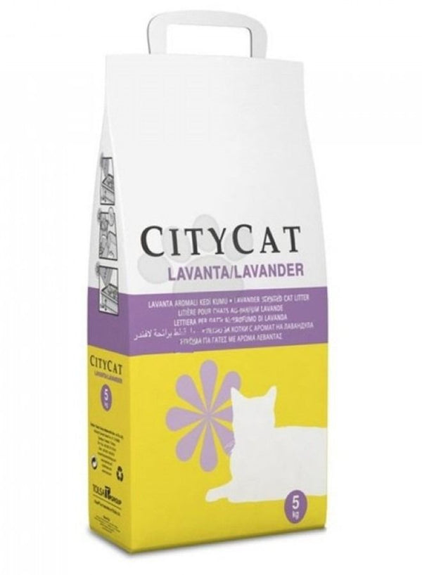 Citycat Lavender Scented Cat Litter 5l