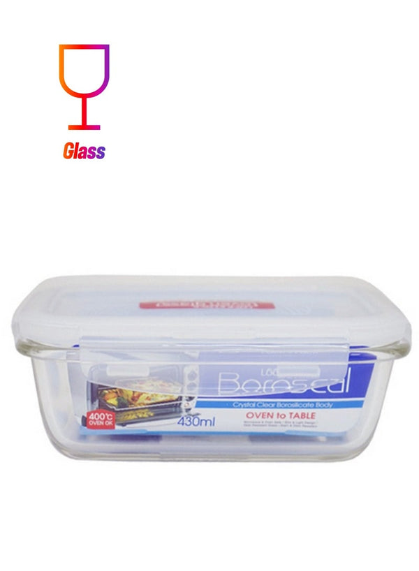 LOCK & LOCK Boroseal Glass Container 430 ML