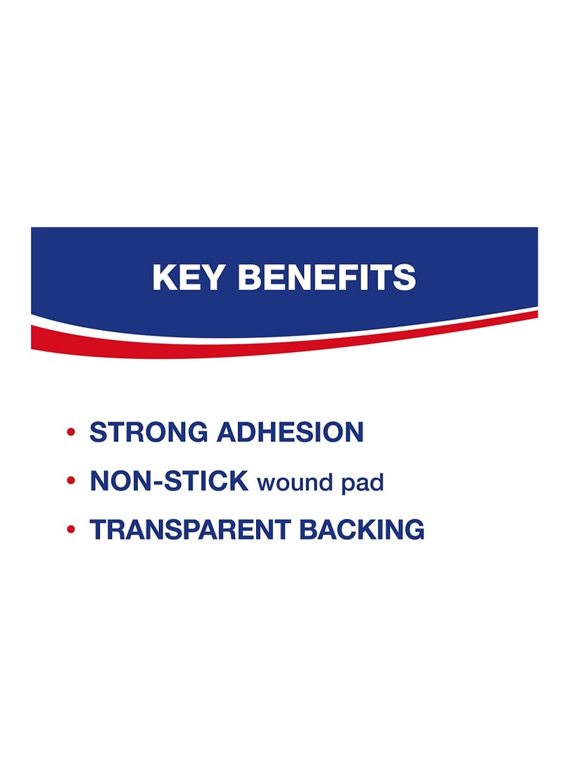 Hansaplast Transparent Plasters Strong Adhesion