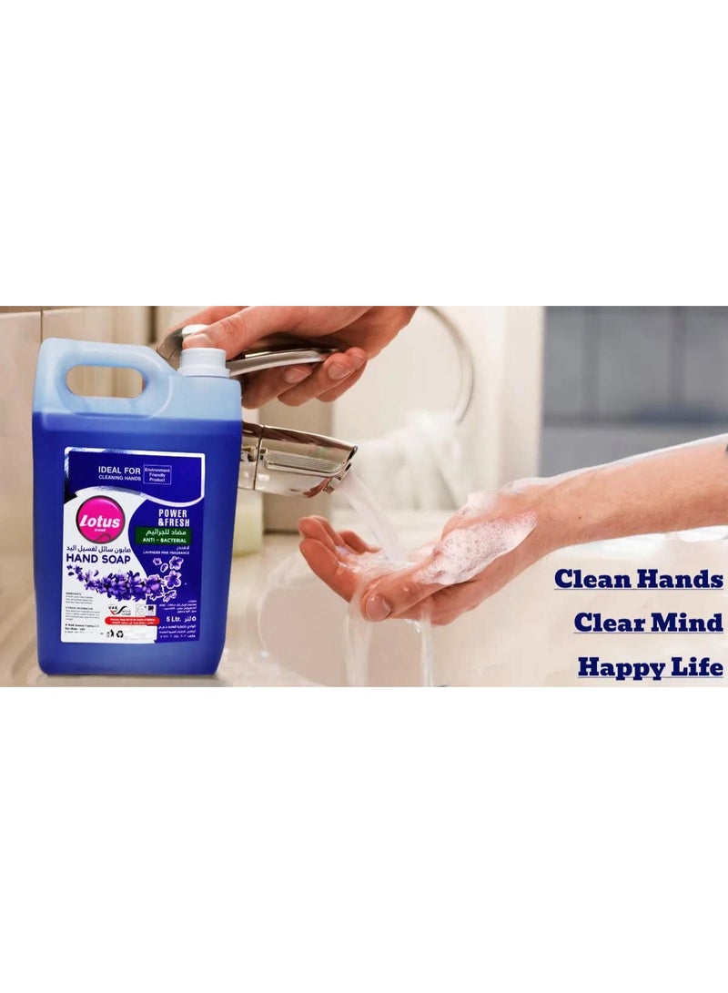 Lotus Antibacterial Hand Wash 5L - Lavender Pine