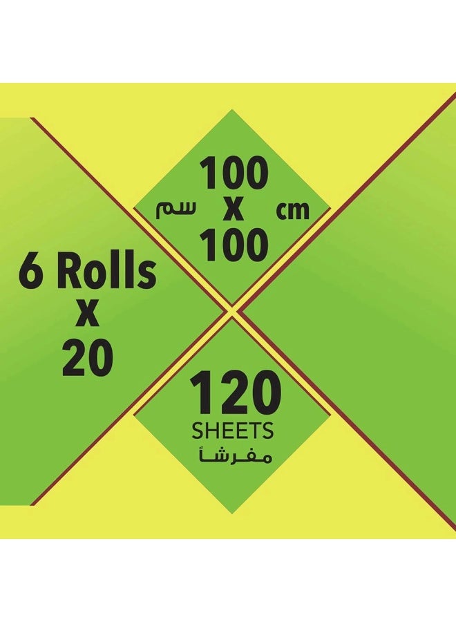EnviroShield Plastic Sufra Rolls 100x100 cm