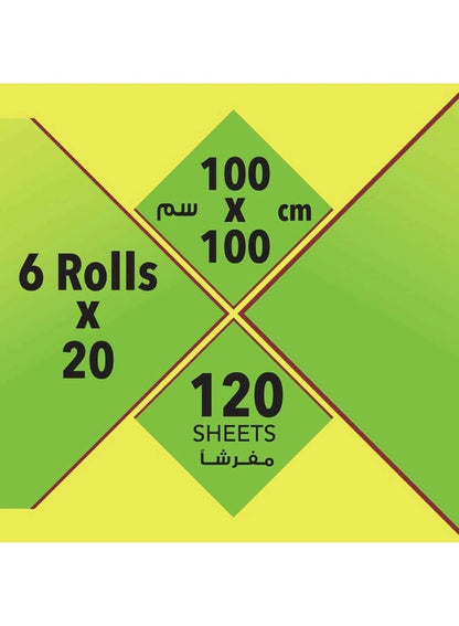 EnviroShield Plastic Sufra Rolls 100x100 cm