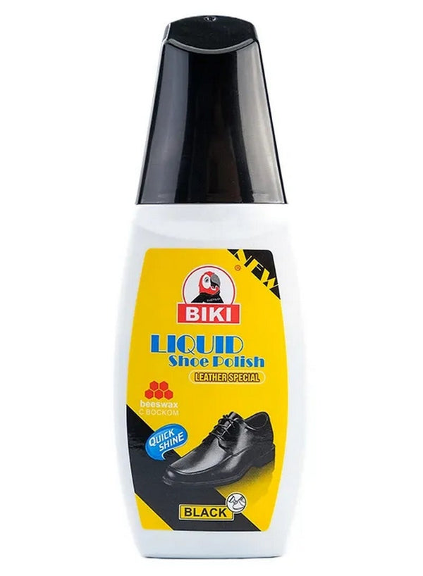 Biki Liquid Shoe Polish Black 75 ML