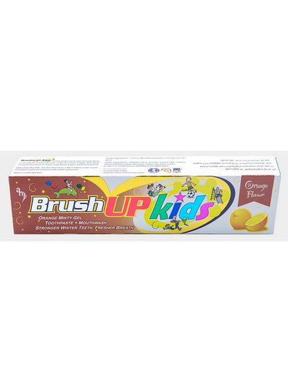 70g make, brush up, care key, day fun, every day, gel toothpaste, kids gel, kids gel toothpaste, love key, name kids, needs low, oral care, orange 70g, type gel, uses low