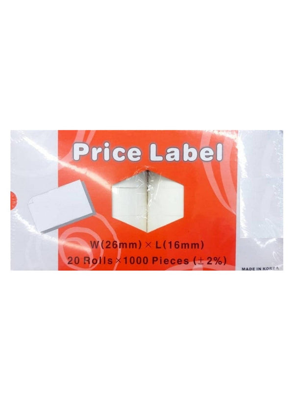 MoTEX Price Labels Roll 26x16mm - Premium Office Supplies