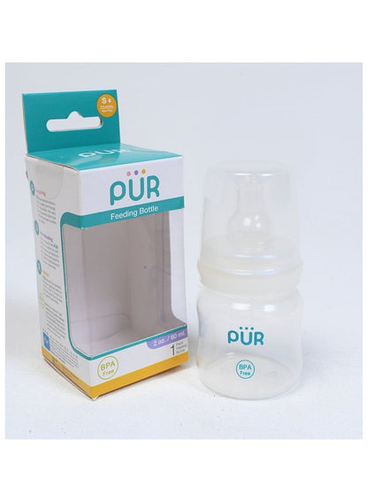 Pur Slow Flow Baby Feeding Bottle 60 ML