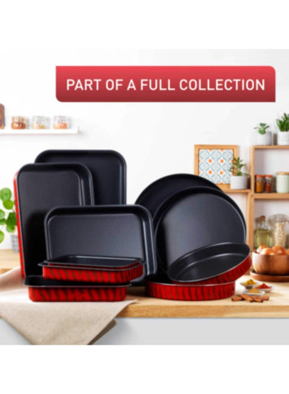 Tefal Tempo Flame Oven Dish 19x25cm Red