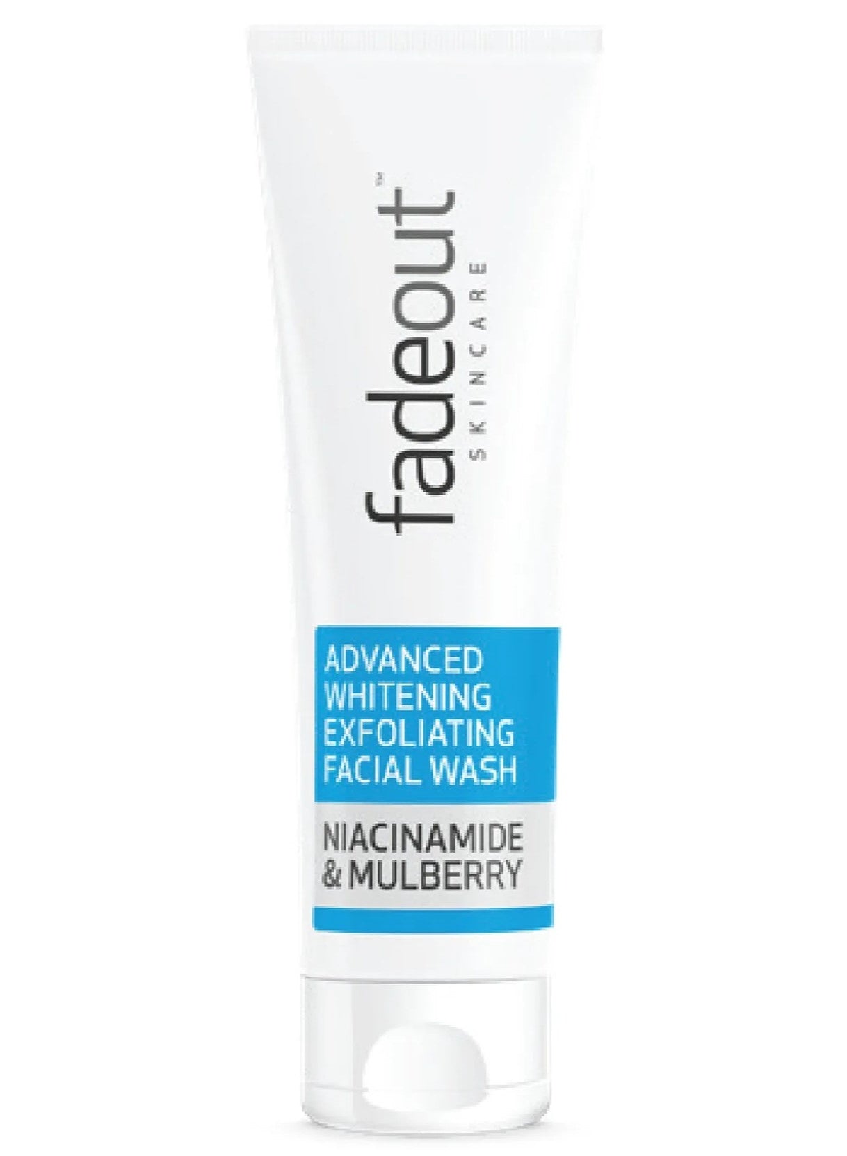 advanced whitening, advanced whitening exfoliating, dirt oil, exfoliating facial, exfoliating facial wash, facial wash, fadeout, niacinamide mulberry, pat skin, seed oil, skin dry, skin tone, skincare, whitening exfoliating, whitening exfoliating facial