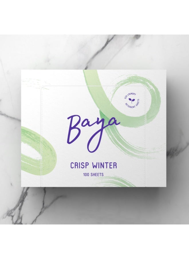 Baya Laundry Detergent Sheets Crisp Winter