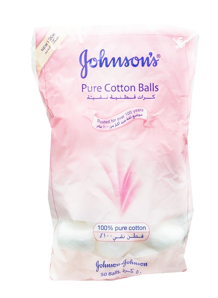 Johnson'S Pure Cotton Balls - Gentle Cleanse