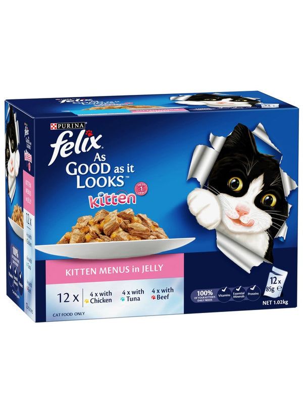 FELIX Kitten Menus in Jelly Pouch - PURINA