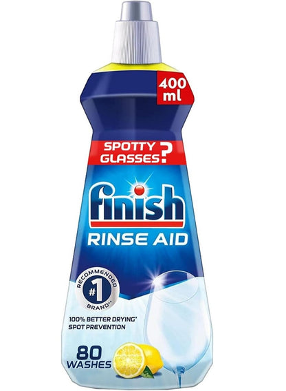 Finish Rinse Aid Liquid Lemon 400 ML