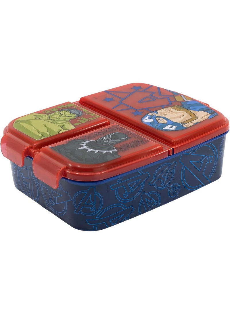 STOR Multi Compartment Sandwich Box - Avengers Design