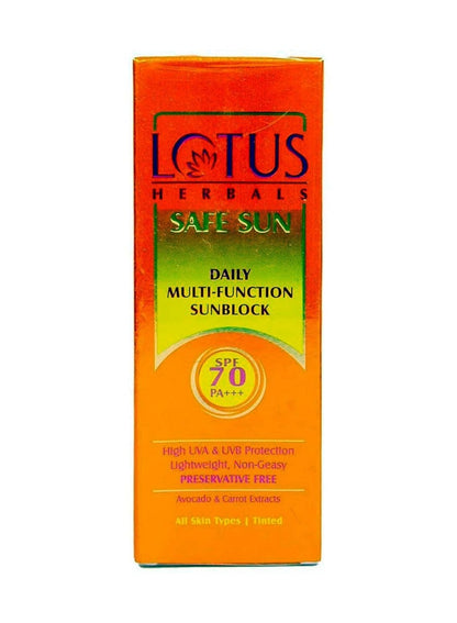 Lotus Herbals Safe Sun Sunblock SPF 70