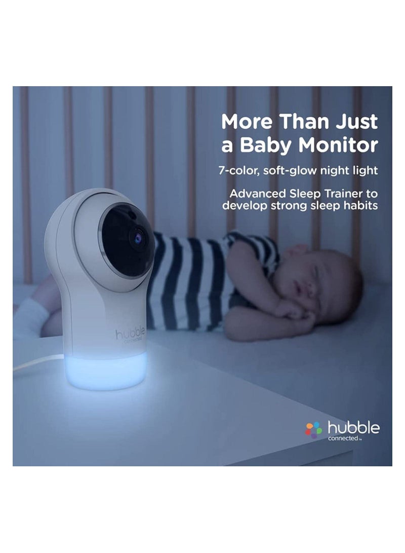 Hubble Connected Nursery Pal Glow Smart Baby Monitor
