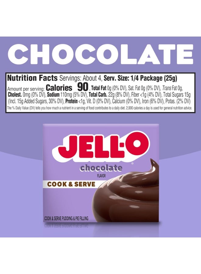 Jell-O Chocolate Cook & Serve Pudding 96g