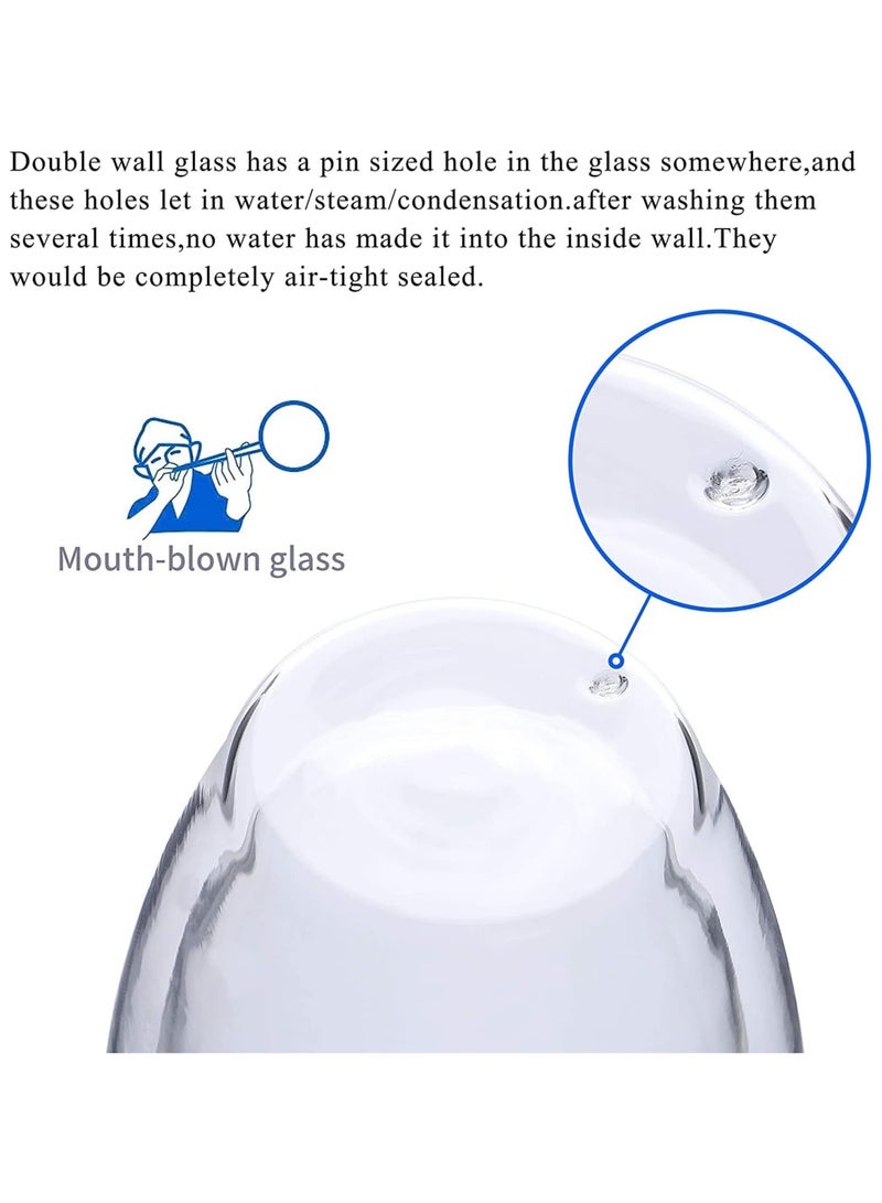 Double Wall Glass 180ml Set by Cuisine Art