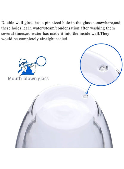 Double Wall Glass 180ml Set by Cuisine Art