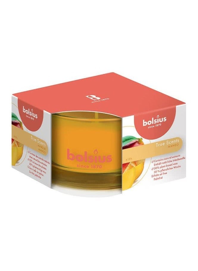 BOLSIUS True Scents Mango Candle in Glass